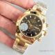 Replica Swiss 7750 Rolex Daytona All Gold Black Chronograph Watch (3)_th.jpg